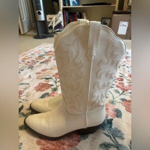 White Cowboy Boots